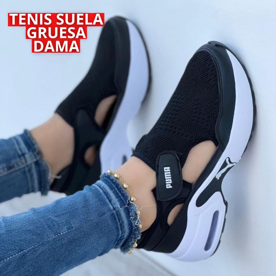 TENIS SUELA GRUESA DAMA