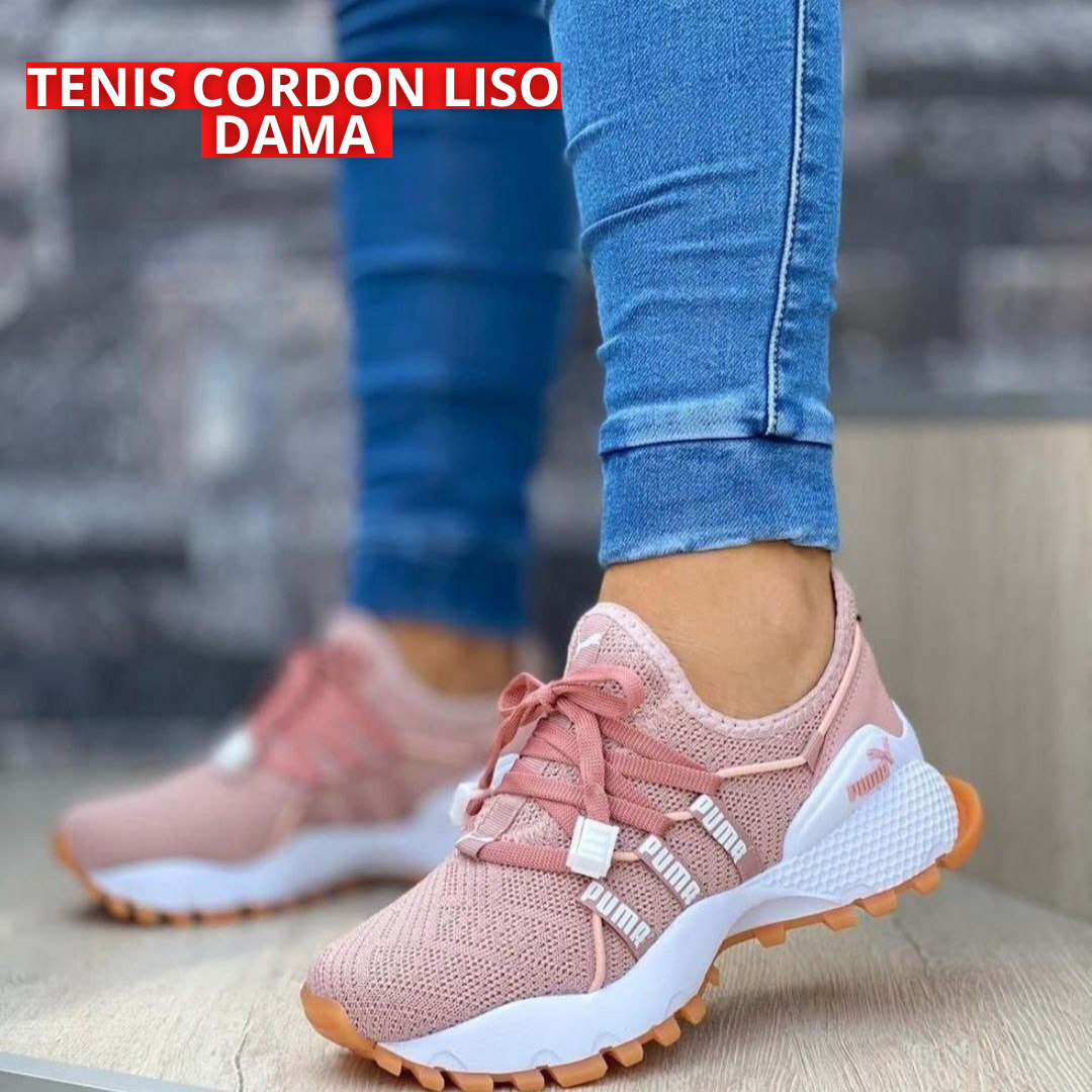 TENIS CORDON LISO DAMA