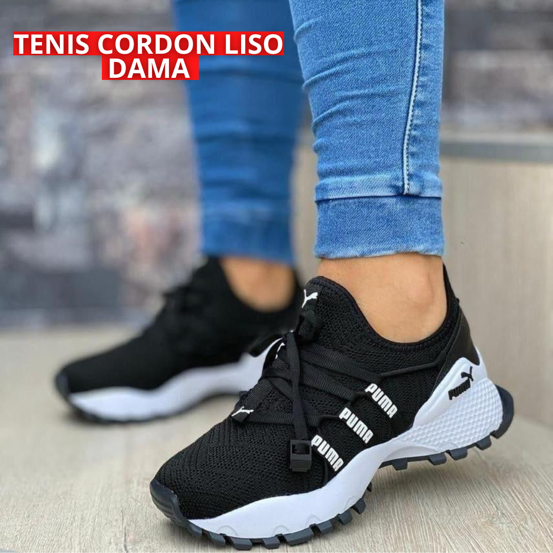 TENIS CORDON LISO DAMA