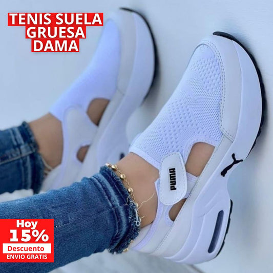 TENIS SUELA GRUESA DAMA