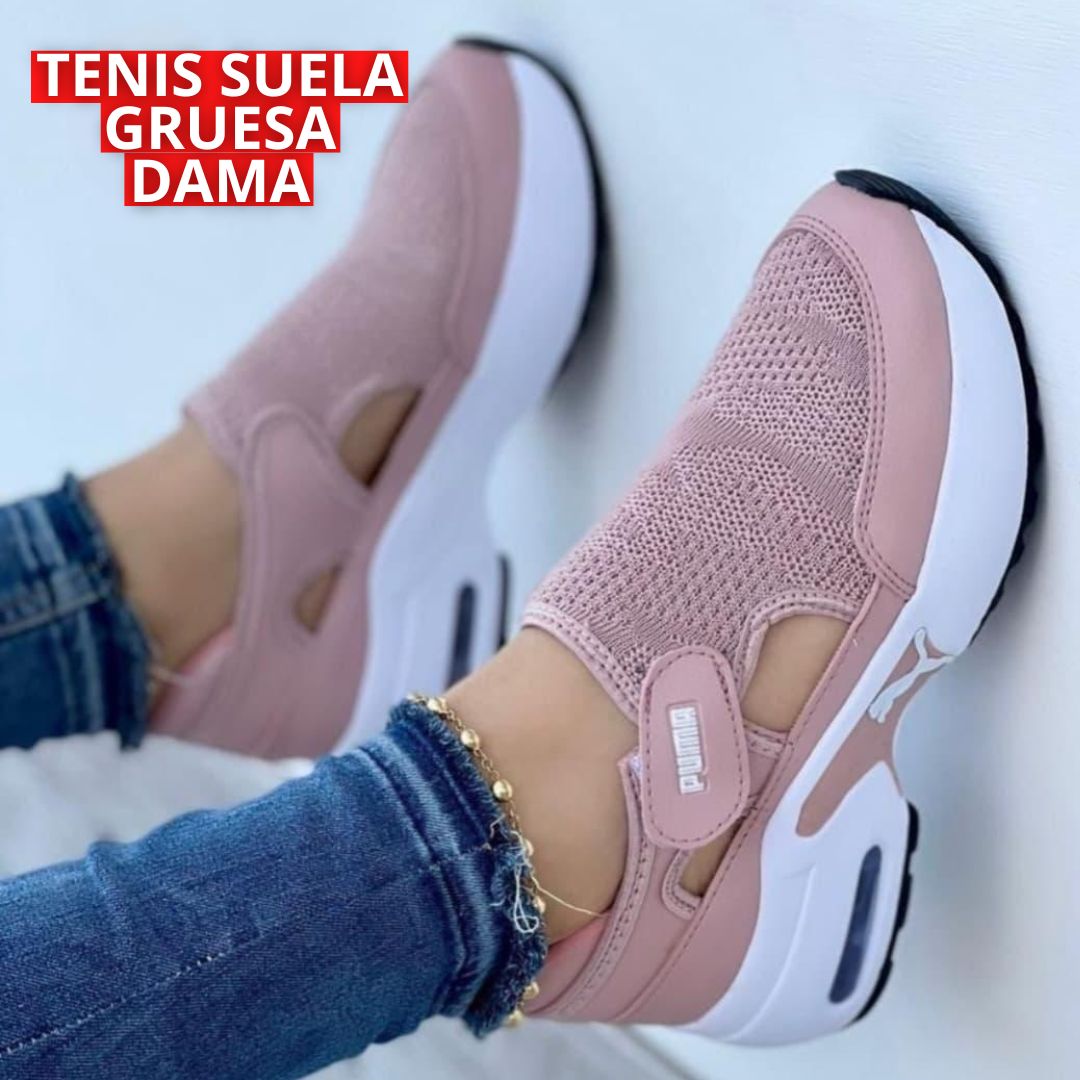 TENIS SUELA GRUESA DAMA